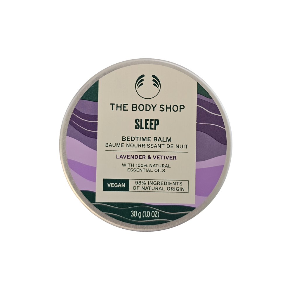 The Body Shop Sleep Bedtime Balm lavender & vetiver tin, 30g
