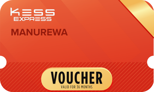 Beauty voucher card: MANUREWA, VOUCHER, valid for 36 months