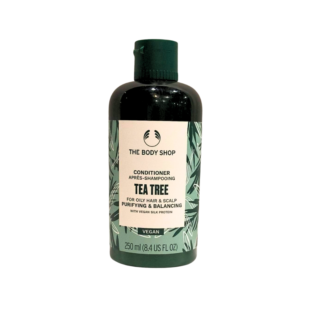 The Body Shop Tea Tree conditioner bottle, 250 ml with green cap