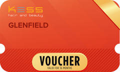 GLENFIELD Kess beauty voucher card, VOUCHER text, valid for 36 months