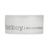 Fatboy Sea Salt Pomade 75g jar with front label, white lid and cream jar