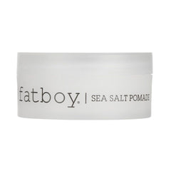 Fatboy Sea Salt Pomade 75g jar with front label, white lid and cream jar