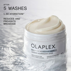 Weightless Nourishing Mask jar with pale cream swirl on top