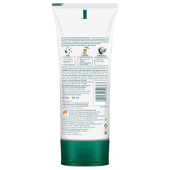 Himalaya gentle exfoliating apricot face wash back of tube with barcode and details