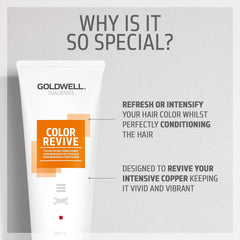 Goldwell Dualsenses conditioner tube with Color Revive label, copper 200 ml