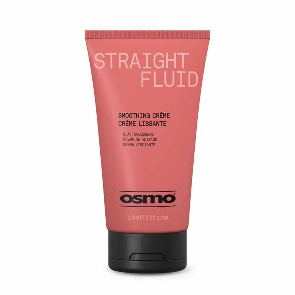 Osmo Straight Fluid smoothing crème tube, red cap and black base, 150 ml