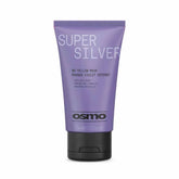 Purple Super Silver hair mask tube with black base, 75 ml