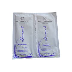 De Lorenzo Blonde Toning shampoo & conditioner 10ml sachets