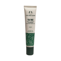 The Body Shop Tea Tree skin clearing hydrator tube, white and green 40 mL