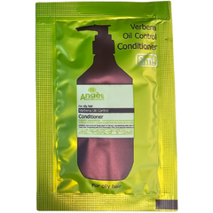 Angel Verbena Oil Control Conditioner sachet, green foil pack for oily hair