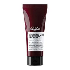 L'Oreal Vitamino Spectrum conditioner tube, dark red and silver cap