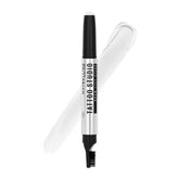 Clear brow lift stick with spoolie applicator