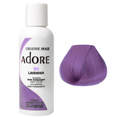 ADORE Lavender 90 semi-permanent hair color bottle, 4 fl oz (118 ml)
