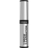 L’Oreal Paris clear brow lamination gel in silver-and-black tube with cap