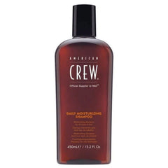 American Crew Daily Moisturising Shampoo bottle with black cap, 450 mL