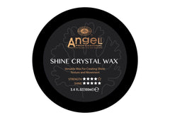 Angel Professional shine crystal wax jar, black lid, 100 ml