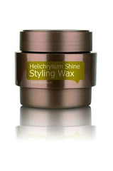 Angel Helichrysum shine styling wax jar with rose-gold lid and front label