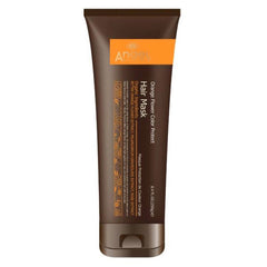 Angel orange flower color protect hair mask in brown tube with orange label