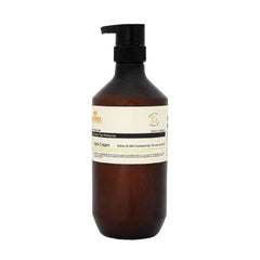 Angel bath cream bottle with pump, brown bottle, cream label