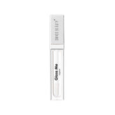 Swiss Beauty Gloss Me lip gloss in clear tube with doe-foot applicator, transparent