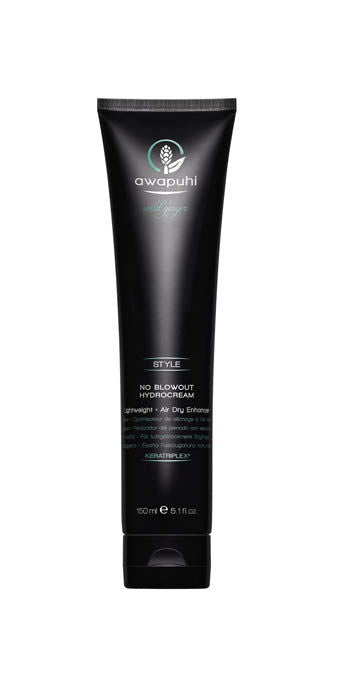 Awapuhi hydrocream in black squeeze tube with teal logo and silver text