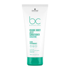 Schwarzkopf BC Bonacure Volume Boost Jelly Conditioner tube, white and teal.