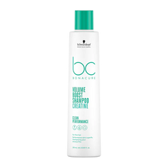 Schwarzkopf BC Bonacure shampoo bottle, white with teal cap and teal label text