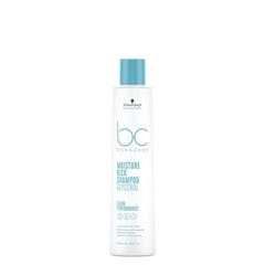 Schwarzkopf BC Bonacure moisture kick shampoo bottle with blue cap, 250 ml