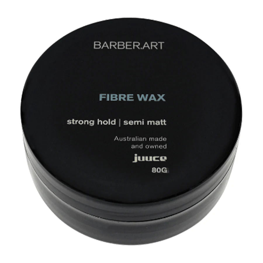 Barber.Art fibre wax jar, semi-matt strong hold, 80g