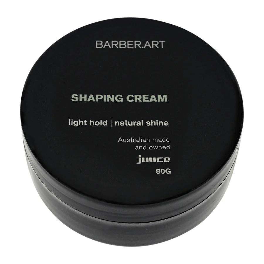 Barber Art Shaping Cream jar with black lid, 80g