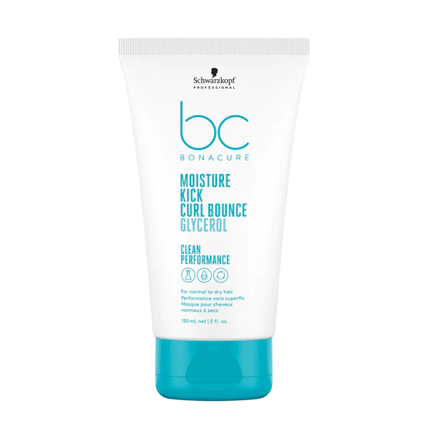 Schwarzkopf Bc Bonacure curl bounce moisture tube, white with blue text