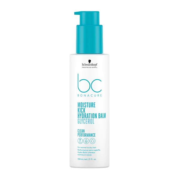 Moisture Kick Hydration Balm bottle, BC Bonacure by Schwarzkopf, 150 ml