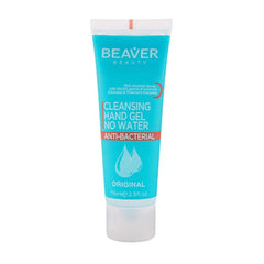 Beaver antibacterial cleansing hand gel in turquoise squeeze tube, Original 75ml