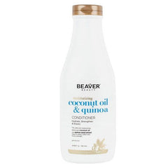 Beaver Beauty coconut oil & quinoa moisturising conditioner bottle, 730 ml