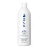 Biolage Full Rescue Shampoo bottle, white bottle with tall cap, front label view.