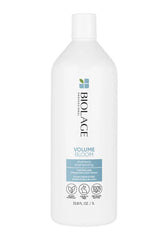 Biolage Volume Bloom shampoo bottle, white plastic bottle with flip-top cap, 1000ml