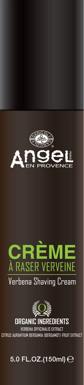 Angel shaving cream with verbena scent, 150 ml, in black bottle