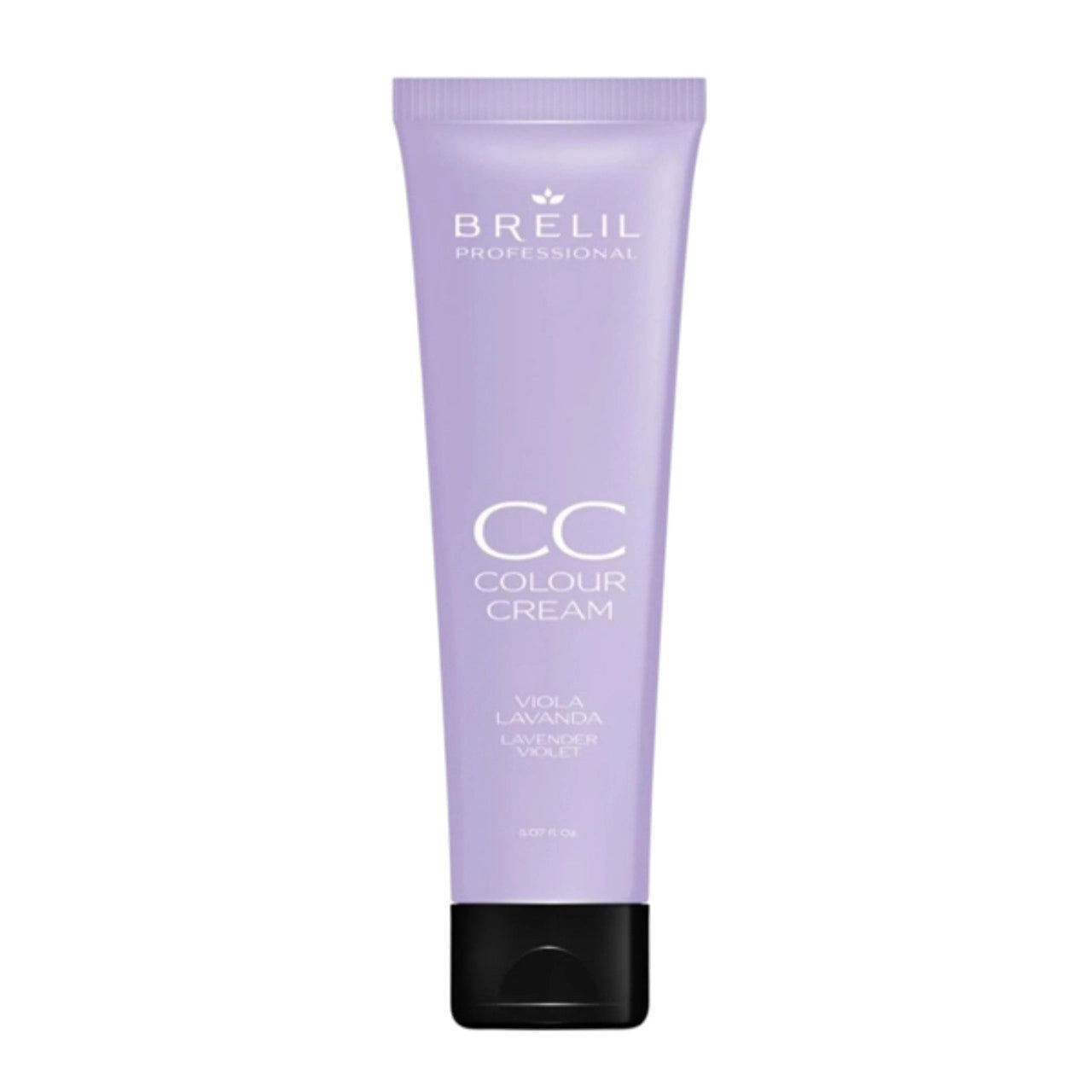 Brelil CC Color Cream tube, lavender violet, squeezable cap and flip top