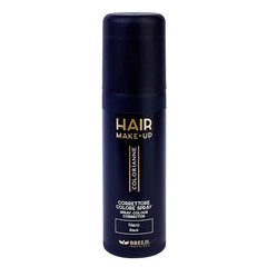 Brelil hair make-up root touch-up spray, black, cylindrical bottle