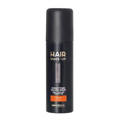 Hair color root touch up spray bottle, copper shade