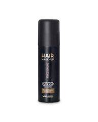 Hair make-up root touch-up spray bottle, dark blonde, black canister