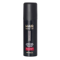 Brelil hair color root touch-up spray, Mahogany Red, black canister