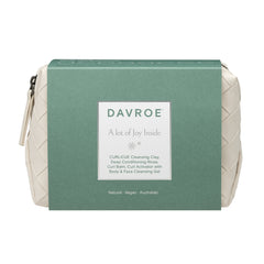 Davroe CURLiCUE travel pack pouch with teal product label