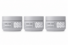 Schwarzkopf OSiS+ Curl Jam curl defining gel trio, three grey jars
