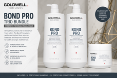 Goldwell Dualsenses Bond Pro trio bundle, two pump bottles and treatment tub