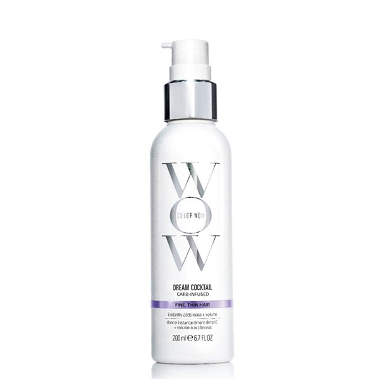 Color Wow Dream Cocktail hair spray bottle with white pump, 200 ml