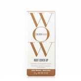 Hair root cover up product box, light brown camouflage roots formula