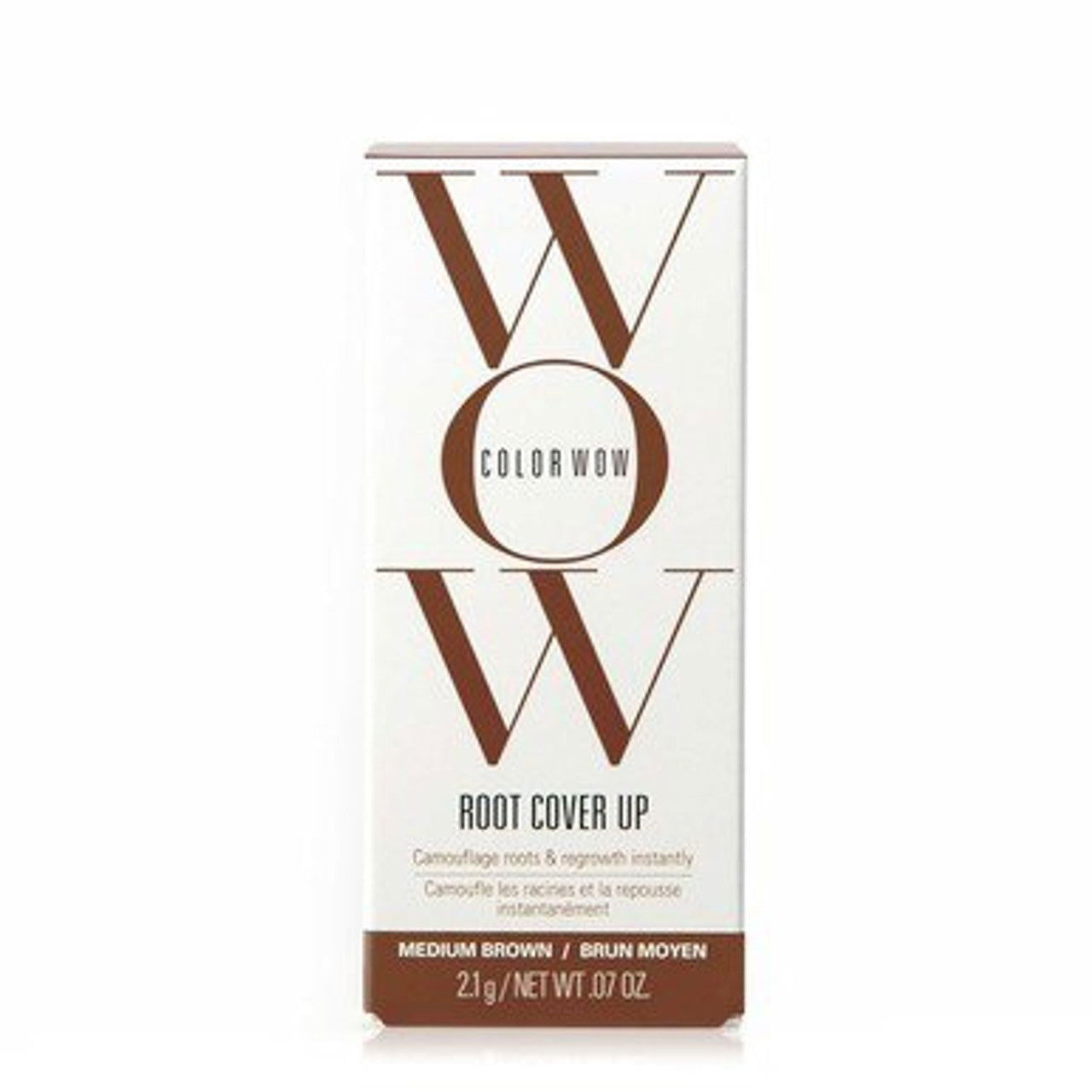 Hair root cover-up in medium brown, boxed set