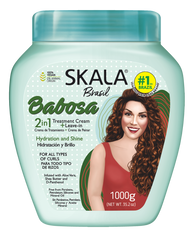 Skala Babosa 2-in-1 conditioning cream bottle, teal cap, 1000g