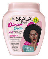 Skala Brasil Divino Potão 2-in-1 hair treatment conditioning cream jar, 1000g.